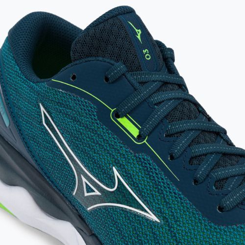 Кросівки для бігу чоловічі Mizuno Wave Skyrise 3 блакитні J1GC220901