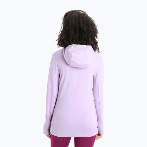 Кофта трекінгова жіноча icebreaker Quantum III Zip Hood purple gaze