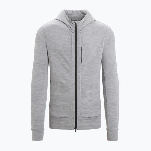 Кофта трекінгова чоловіча icebreaker Quantum III Zip Hood grey