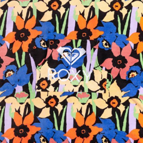 Пончо жіноче ROXY Stay Magical Printed anthracite flower jammin