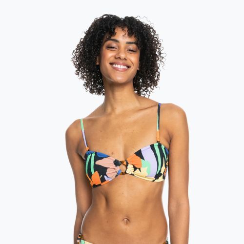 Купальник суцільний жіночий ROXY Color Jam Bandeau anthracite flower jammin
