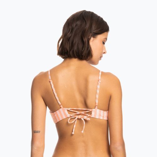Купальник суцільний жіночий ROXY Into The Sun Athletic Triangle papaya punch novelta stripe h