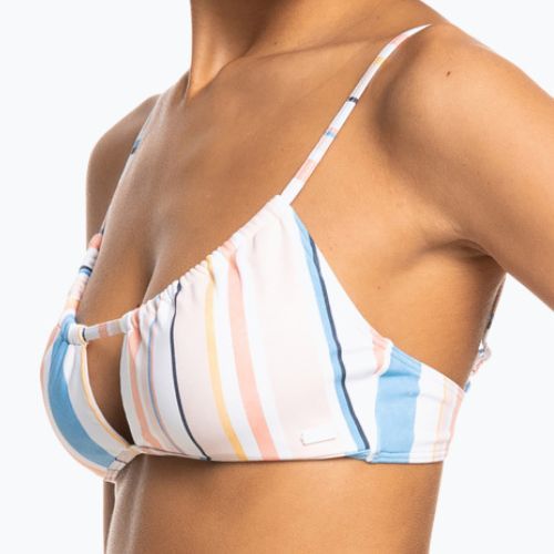 Купальник суцільний жіночий ROXY Beach Classics Bralette peach whip sand stripper