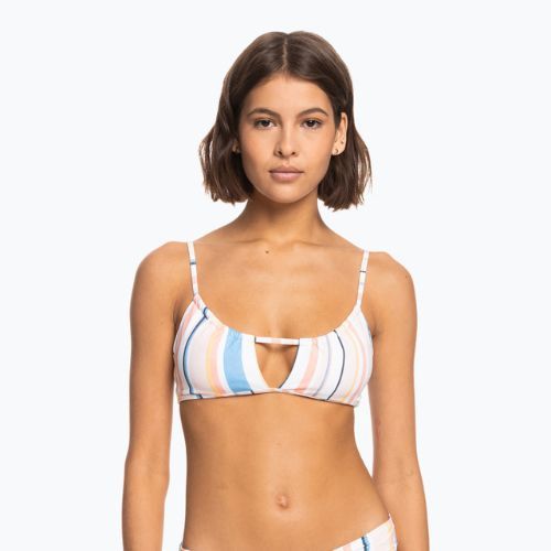 Купальник суцільний жіночий ROXY Beach Classics Bralette peach whip sand stripper
