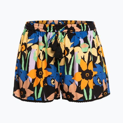 Шорти для плавання жіночі ROXY Salty Tan anthracite flower jammin