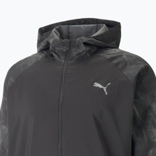 Куртка для бігу чоловіча PUMA Run Favorite Aop Woven чорна 523389 01
