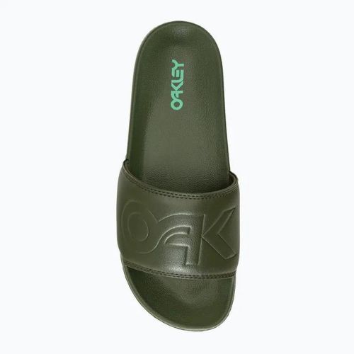 Шльопанці чоловічі Oakley B1B Slide 2.0 зелені FOF10042486L