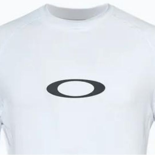 Футболка для плавання чоловіча Oakley Ellipse Rashguard біла FOA403767100