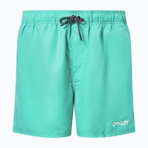 Шорти для плавання чоловічі Oakley Beach Volley 16" зелені FOA4043107GR
