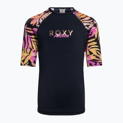 Футболка для плавання дитяча ROXY Active Joy Lycra anthracite zebra jungle girl