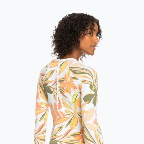 Купальник суцільний жіночий ROXY Print Mix Solid bright white subtly salty flat