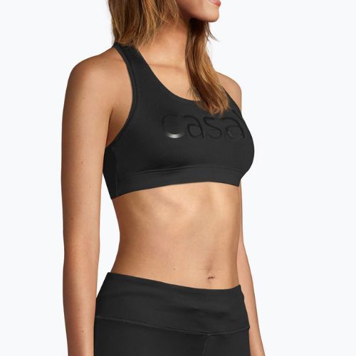 Бюстгальтер спортивний Casall Iconic Wool Sports black logo