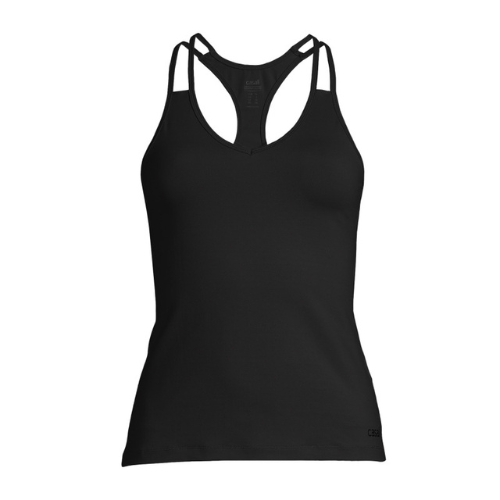 Майка тренувальна жіноча Casall V-Neck Racerback black