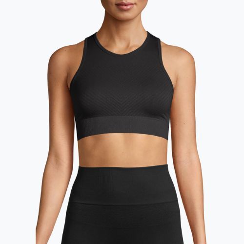 Топ тренувальний жіночий Casall Essential Block Seamless Sport black