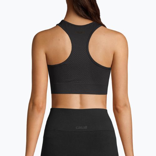Топ тренувальний жіночий Casall Essential Block Seamless Sport black