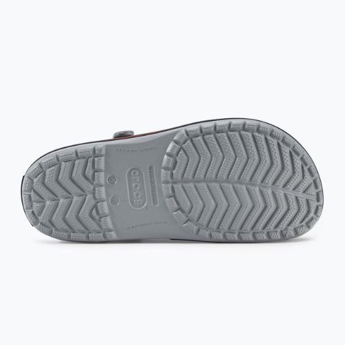 Шльопанці Crocs Crocband light grey/navy