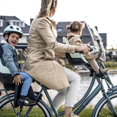 Крісло велосипедне дитяче bobike Go Mini macaron grey