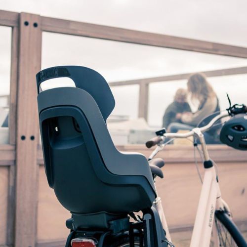 Крісло велосипедне дитяче bobike Go Maxi Reclining System macaron grey