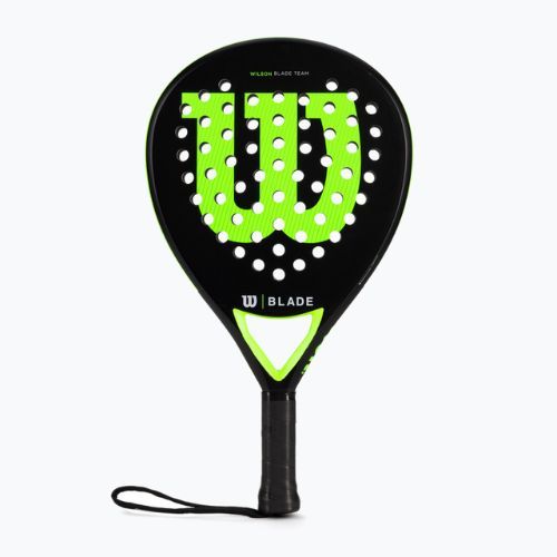 Ракетка для падл-тенісу Wilson Blade Team V2 Padel чорно-зелена WR067411U2