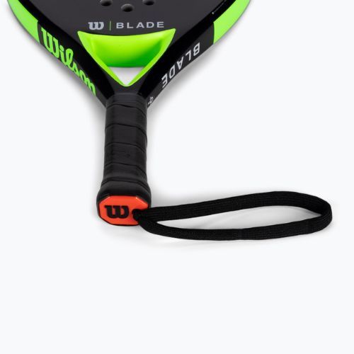 Ракетка для падл-тенісу Wilson Blade Team V2 Padel чорно-зелена WR067411U2