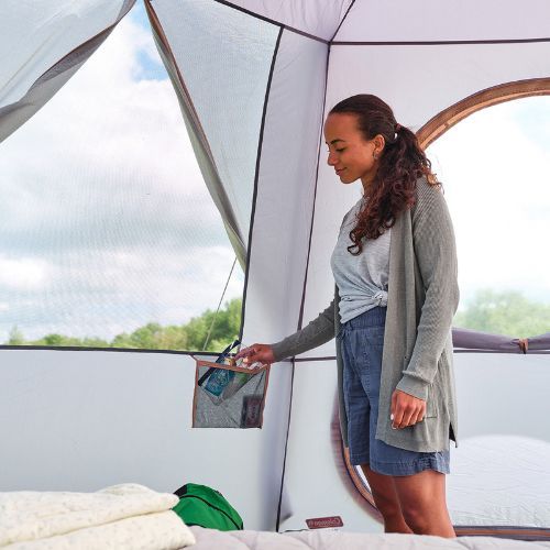 Намет кемпінговий для 8-ми осіб Coleman Octagon 8 New grey