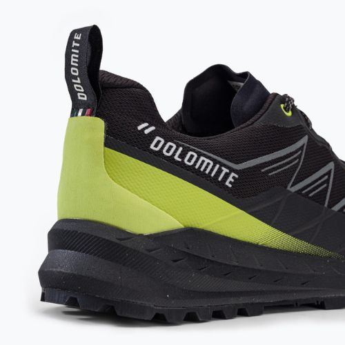 Взуття трекінгове чоловіче Dolomite Croda Nera Tech GTX black/lime green