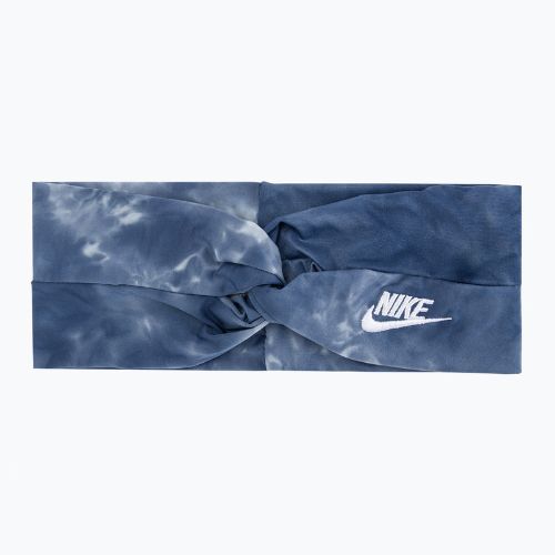 Пов'язка на голову Nike Twist Knot Headband Tie Dye блакитна N1008232-421