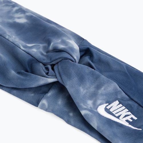 Пов'язка на голову Nike Twist Knot Headband Tie Dye блакитна N1008232-421