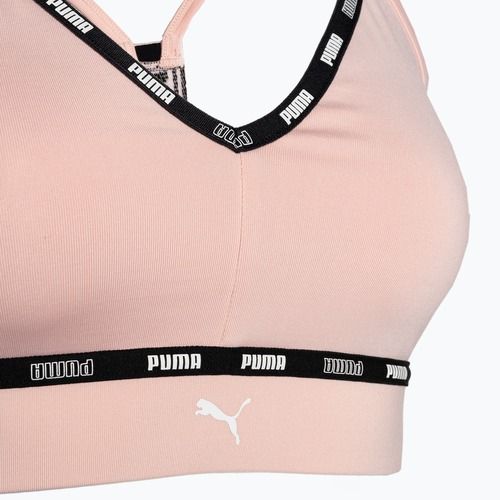 Бюстгальтер спортивний PUMA Low Impact Puma Strong Strappy рожевий 522225 66