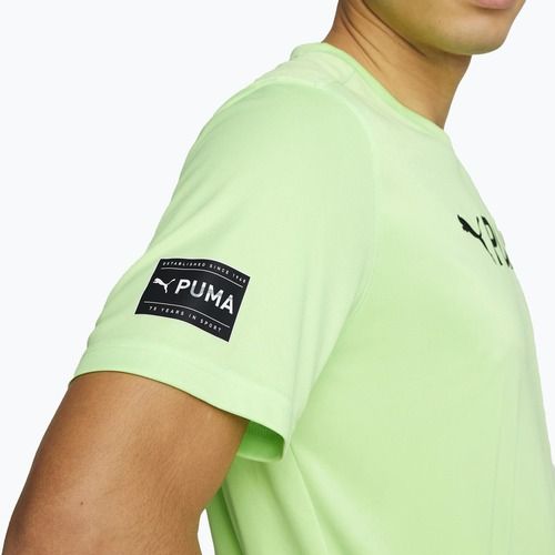 Футболка тренувальна чоловіча PUMA Fit Logo Cf Graphic зелена 523098 34