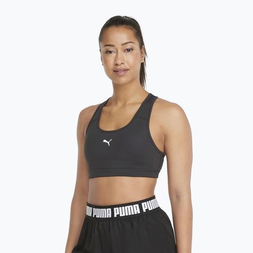 Бюстгальтер спортивний PUMA Mid Impact 4Keeps Graphic PM чорний 520306 06