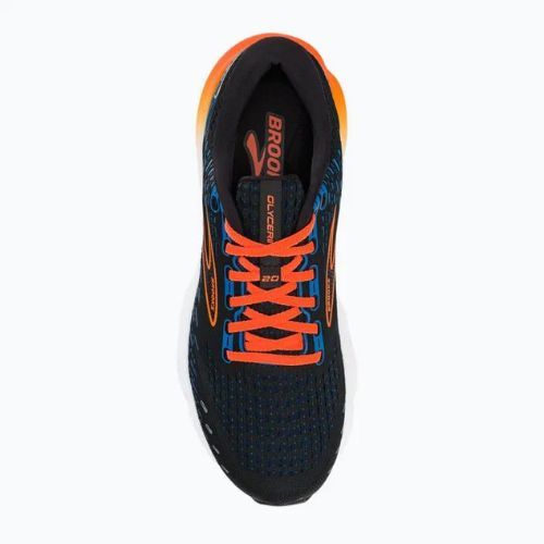 Кросівки для бігу чоловічі Brooks Glycerin 20 black/classic blue/orange