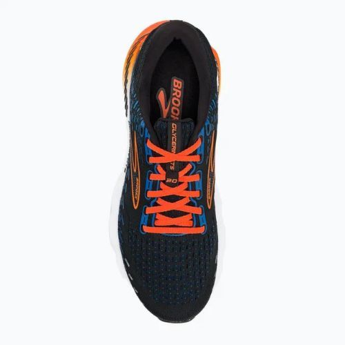 Кросівки для бігу чоловічі Brooks Glycerin GTS 20 black/classic blue/orange