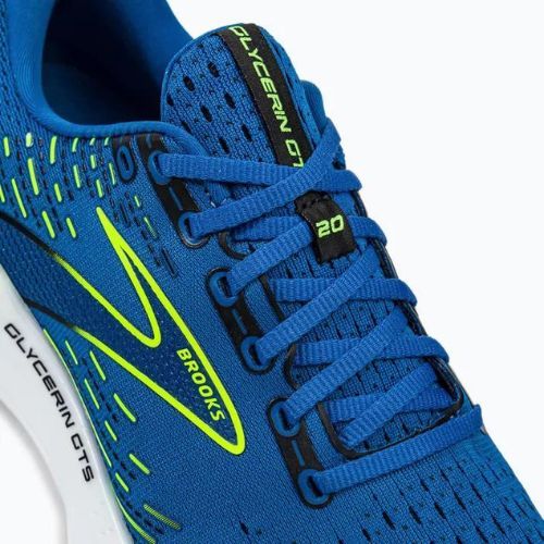 Кросівки для бігу чоловічі Brooks Glycerin GTS 20 blue/nightlife/white