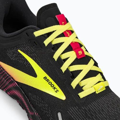 Кросівки для бігу чоловічі Brooks Launch 9 black/pink/yellow