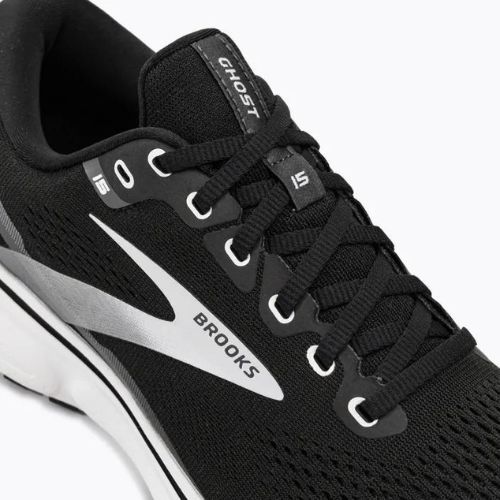 Кросівки для бігу чоловічі Brooks Ghost 15 black/blackened pearl/white