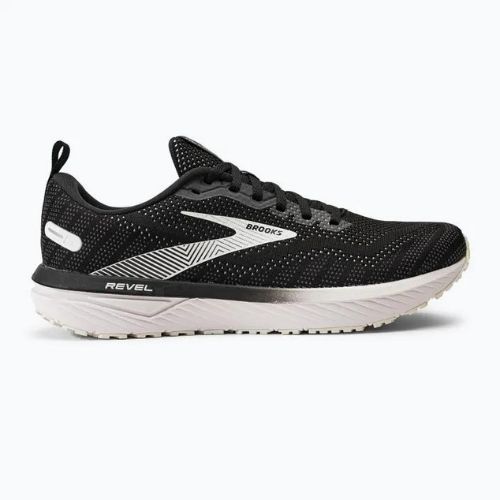 Кросівки для бігу чоловічі Brooks Revel 6 black/blackened pearl/white