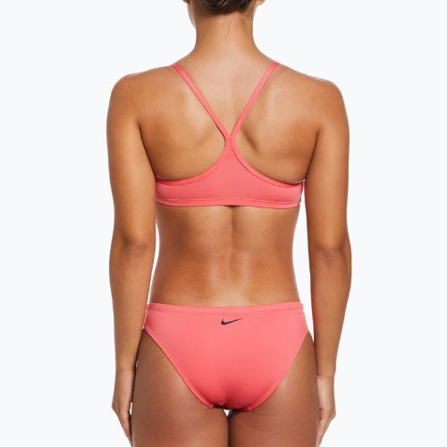 Купальник роздільний жіночий Nike Essential Sports Bikini рожевий NESSA211-683