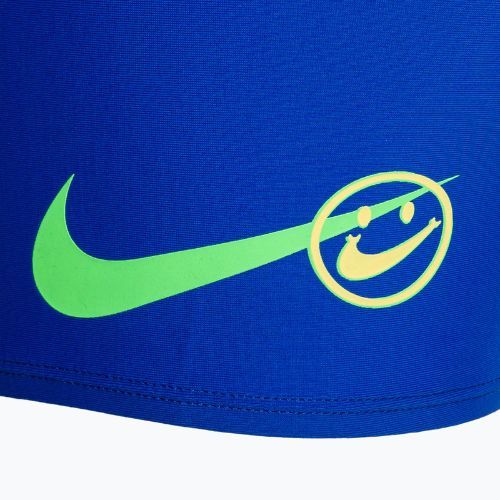 Плавки дитячі Nike Multi Logo Square Leg блакитні NESSD042-494