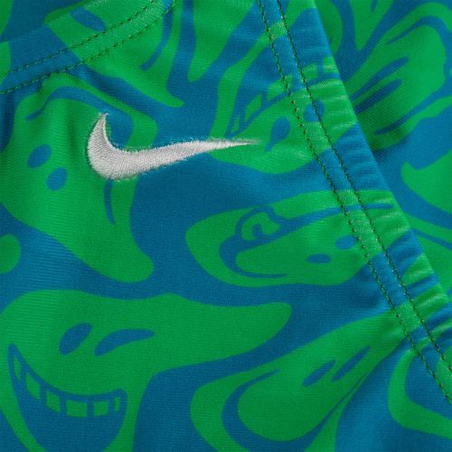 Купальник суцільний дитячий  Nike Hydrastrong Multi Print Fastback зелений NESSD045-380