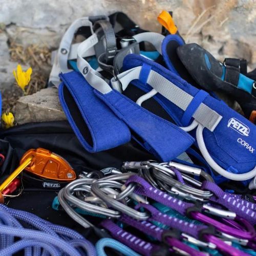 Страхувальна система альпіністська Petzl Corax синя C051BA00