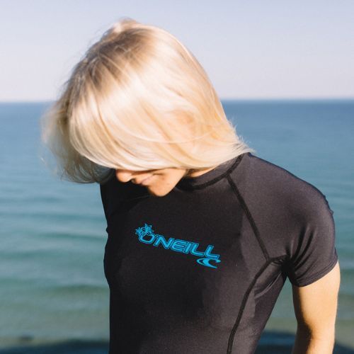 Футболка для плавання жіноча O'Neill Basic Skins Rash Guard чорна 3548
