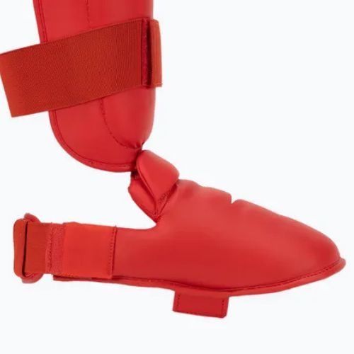 Протектори для гомілок і стоп Mizuno Instep червоні 23EHA10062