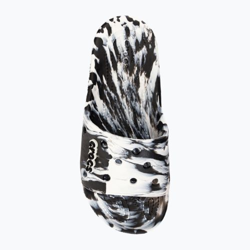 Шльопанці Crocs Classic Crocs Marbled Slide white/black