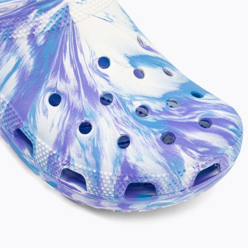 Шльопанці Crocs Classic Marbled Clog white/oxygen