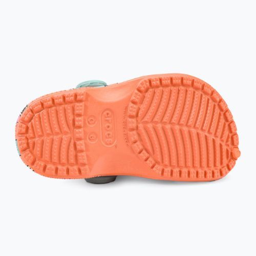 Шльопанці дитячі Crocs Classic Pool Party Clog T papaya
