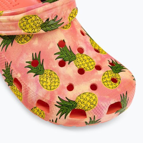 Шльопанці Crocs Classic Retro Resort Clog papaya/multi