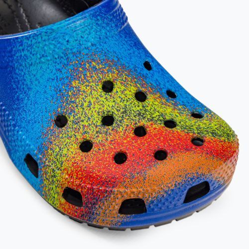 Шльопанці дитячі Crocs Classic Spray Dye Clog T black/multi