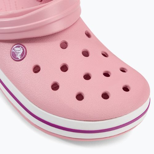 Шльопанці Crocs Crocband pearl pink/wild orchid