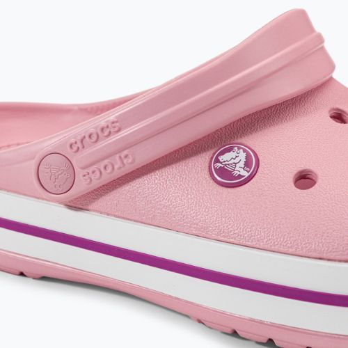 Шльопанці Crocs Crocband pearl pink/wild orchid